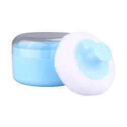 Raven Bpa Free Baby Powder Puff Box, Stor 2,8 "Fluffy Body After-bath Powder Case, Baby Care Face / body Villus Powder Puff Container