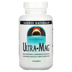 Source Naturals Kilde Naturals, Ultra-Mag, 120 tabletter