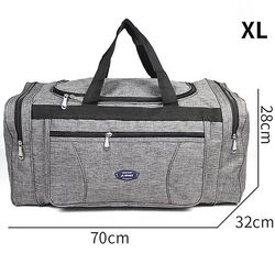 Bags Oxford Vandtæt Mænd Rejse Tasker Håndbagage Big Travel Bag Business Stor kapacitet Weekend Duffle Travel Bag xL-grå