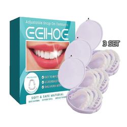 Säädettävät napsautettavat hammasproteesit hammasproteesikoteloilla