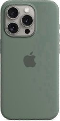 Apple iPhone 15 Pro silikonikotelo, jossa on MagSafe Cypress