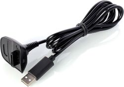 Langattoman Xbox 360 -ohjaimen kaapeli USB-kaapelin pituus 150 cm - musta - Yhteensopivat tuotteet