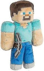 Snniv Minecraft-pehmoinen lelunukke rätti nukke Pickaxe Pidellen Steveä (30cm)