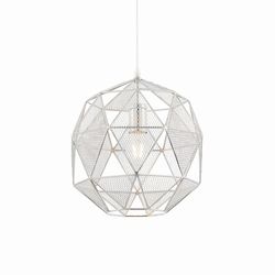 Endon Collection Lighting Armour 1 Let sfærisk vedhæng Krom plade, E27
