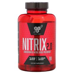 BSN, Nitrix 2.0, väkevä typpioksidin lähtöaine, 180 tablettia