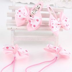 5stk Børns Baby Pige Sød Hårnål Sæt Bow Flower Hovedbeklædning Hårbøjle Hårklemme Til Børn Tiara Acessorio De Cabelo T