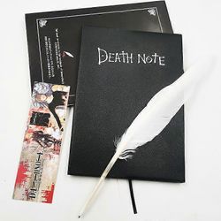 Anime Death Note -muistikirja ja höyhenkynä