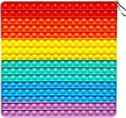 Valtava pop it fidget lelu, iso koko push pop 256 aistien fidget lelu, big pop sen
