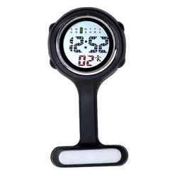 Ersam Elektroninen monitoiminen sairaanhoitaja katsella silikoni sairaanhoitaja katsella valoisa hälytys chronograph digitaalinen rintakello