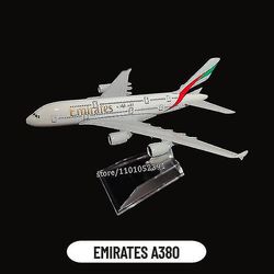 Mittakaava 1:400 Metallilentokoneen kopio Emirates Airlines A380 B777 Lentokone Painevalettu malli Ilmailulentokoneen keräilylelut pojille 04.EMIRA...