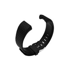 AIR Udskiftning Silikone rem til Fitbit Charge 2 (170-206mm) - Sort