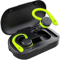 20 tuntia Leikkiaika Uinti vedenpitävät Bluetooth-kuulokkeet Dual Wear Urheilu langattomat kuulokkeet Tws Ipx7 Nappikuulokkeet Stereo vihreä