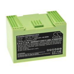vhbw Akku yhteensopiva iRobot Roomba i557840, i715640, i7, i715040, i7+, i7156, i7158, i7150, i715840 -robotti-imurin kanssa (3400 mAh, 14,4 V, Li-...