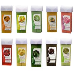 unbrand 100g ammattimainen karvanpoisto uudelleentäytettävä karvanpoistovaharullapatruuna roll-on vartalon vahaus lämpimämpi lämmitin epilaattori S...