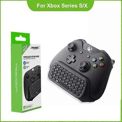 Näppäimistö Xbox Series X/s One/s/ -ohjaimen peliohjaimelle, 2,4 GHz:n Mini Qwerty -näppäimistöpeliohjain, jossa ääni-/kuulokeliitäntä BLACK