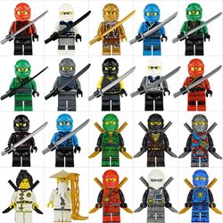 20kpl rakennuspalikoita Lelut Pieni Hiukkas Diy Ninjago Nukke lapsille Syntymäpäivä 20PCS