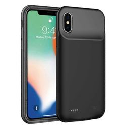 6500mAh laajennettu akun latauskotelo TPU-kehyksellä iPhone XS Maxille 6.5 tuumaa