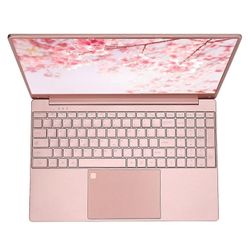 15.6 tuuman kannettava tietokone Intel N5095CPU: lle Windows 11 -järjestelmälle 2.4G 5G WIFI 12GB RAM vaaleanpunainen kannettava tietokone, jossa s...
