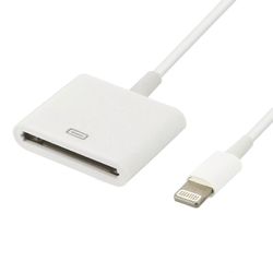 Valaistussovittimen kaapeli 30 nastan lataukseen & synkronoinniin Valkoinen Iphone