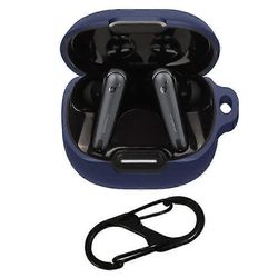 Qin Anker Soundcore Liberty 4 NC Anti-drop Bluetooth-kuulokkeiden silikonisuojus kadonneella soljella Tummansininen Style H