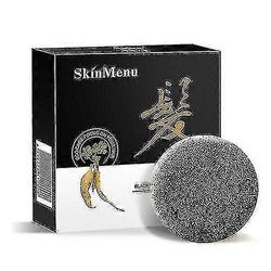 5kpl Cover Grey Bar Shampoo Saippua Natural Polygonum Essence Hiukset Tummentava Shampoo +bubbler 5 kpl