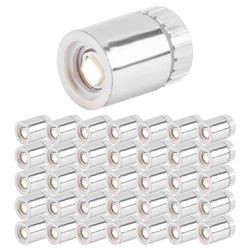 36 kpl pienoisvalot nukkekotiin, pienois-LED-valot käsityöhön, minikohdevalot akku Ope Hopea