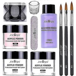 Olex Akryylikynsisarja, akryylijauhe ja nestesetti, ammattimainen akryylikynsiharja