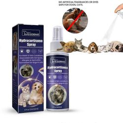 Pet Anti-itch Spray poistaa punkit, poistaa punkit, karkottaa hyönteisiä, lievittää kutinaa, puhdistaa ja rauhoittaa ihoa, turkista, kissoista ja k...