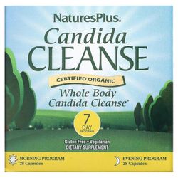 Nature's Plus NaturesPlus, Candida Cleanse, 7 päivän ohjelma, 2 pulloa, 28 kapselia kukin