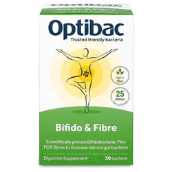 OptiBac Bifidobakterier og fiberposer 30