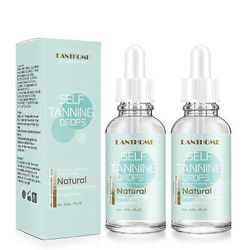 2x Isle Of Paradise itseruskettavat tipat kasvot ja vartalo Uusi