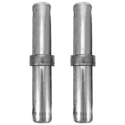 Telineiden liittimet Rautatelineiden liitäntä Rakentaminen Liikkuvuus Helppo asennus 2kpl Hopea 22.50X3.40X3.40CM