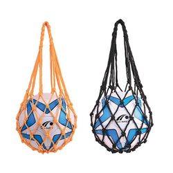 Ball Net Basketball Carry Bag Portable Mesh Reticule opbevaring taske til volleyball basketball fodbold fodbold Sort