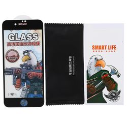 iPhone 7 tempered glass screen protector iPhone 7 svart High Definition Herdet Glass Skjermbeskytter Anti-fingeravtrykkfilm