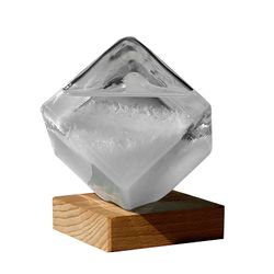 Pyltt Sää Myrskykuutio pohjasää ennuste kristalli hule lasi vesi-kuutio lasi työpöydän sisustus Läpinäkyvä Small