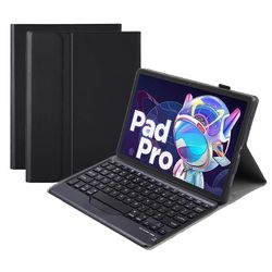 AM18-B Lenovo Pad Pro 2022 11.2 tuuman suojakotelo irrotettavalla Bluetooth-näppäimistöllä Anti-Dro Monivärinen Black