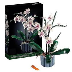 Orkidea keinotekoinen kasvirakennussarja kukilla, kodin Dcor-lisävaruste aikuisille, kasvitieteellinen kokoelma, lahjat vaimolle tai aviomiehelle, ...