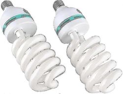 unbrand Sarja 2 x 135w E27 päivänvalon valokuvauslamppu Photo Studio Video Daylight Bulb 5500k (2kpl)