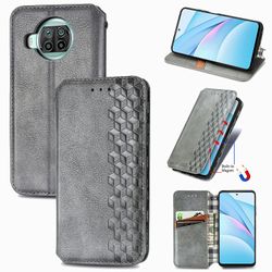 Kompatibel med Xiaomi Mi 10t Lite 5g Flip Case Etui Vintage Wallet Flip Cover med magnetisk lukning Coque - Blå grå