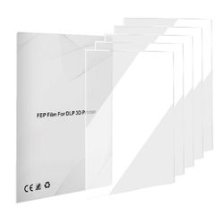 5PCS FEP Film Release Film Mars / ANYCUBIC / S / HALOT-ONE LCD SLA DLP 3D -tulostimelle, 200 x 140 x 0.15mm