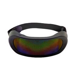 Lasit Valoisa LED-naamio Bluetooth LED Loistavat lasit Elektroniset visiirilasit juhlabaariin Pääsiäislahja Kuten