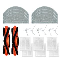 Yhteensopiva Xiaomi Robot Vacuum E10 E12 E10C C103 varaosien lisävarusteiden kanssa Sivuharja