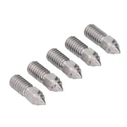 Elegoo Neptune 4/4 Pro 0,4 mm korkeavirtaussuutinsarja - 10 kpl ruostumatonta terästä korkean lämpötilan kestävä