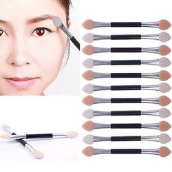 12stk Fashion Woman Makeup Cool Double-end Eye Shadow Eyeliner Brush Sponge Applikator Tool Health Beauty