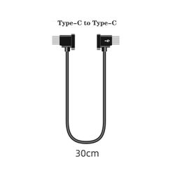 Sajygv 15cm/30cm Micro Type-C kabel til drone fjernbetjening, kompatibel med Dji Mavic Mini 3 Pro/air2s/air/air 2/mini 2/pocket1/2 Type-C til Type-C