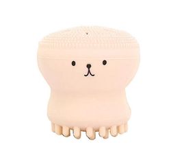 Coosilo Octopus Shape Silikone Ansigtsrensningsbørste - Ansigtsvask skrubbe, hudpleje, rensende instrumentbørste kødfarvet