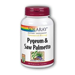 Solaray Pygeum & Saw Palmetto, 120 lippistä (1 kpl:n pakkaus)