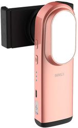 AIR Sirui Es-01 Smartphone håndholdt Gimbal stabilisator med Fyld lys spejl og Bluetooth-forbindelse kompatibel med de fleste Telefon-Rose Gold