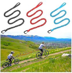 Barsinfi Cykel Traction Rope Cykel Traction Rope Udendørs Forældre-barn Trækkraft Reb rød