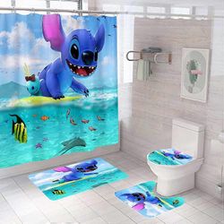 180 180CM suihkuverho, lattiamatto, wc-matto, kylpyhuoneen väliseinäverho, suihkuverhosetti F